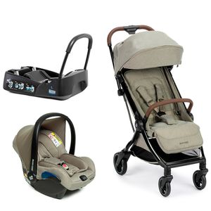 Travel System Eva³ Luxe Trio Twillic Truffle - Maxi-Cosi