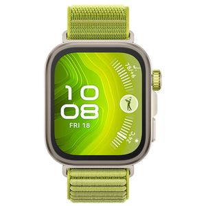 Smartwatch Huawei Watch Fit 4 Pro Verde com 1,82", Pulseira de Nylon, Bluetooth e 32GB