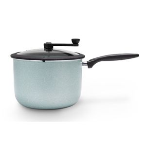Pipoqueira Brinox Pic Poc Antiaderente Ceramic Life 5,5 Litros Ø22 cm Verde