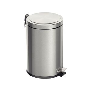 Lixeira Inox com Pedal 20 L Brasil Plus Tampa com Amortecedor Tramontina