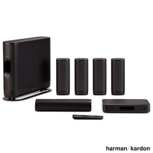 Home Theater Harman Kardon com 5.1 Canais e 370W - HKSURROUNDBLKEP