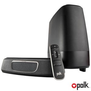 Soundbar Polk Audio com 5.1 canais, 150 Watts RMS Preto - Magnifi mini