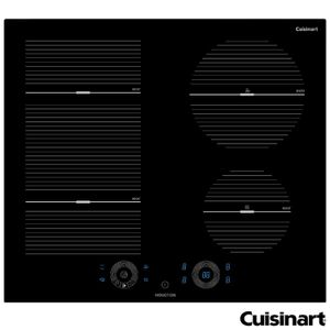 Cooktop por Indução Cuisinart em Vitrocerâmica com 04 Bocas e Touch Control Preto - 4093860004