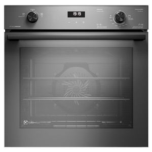 Forno a Gás de Embutir Electrolux Efficient com 80 Litros de Capacidade, Grill e Painel Full Touch Cinza - OE8GF