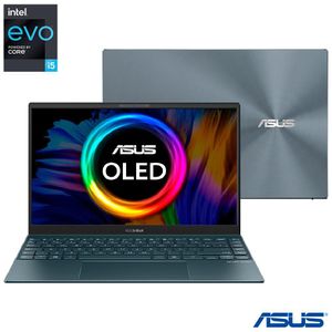 Notebook Asus Zenbook 13, Evo Intel Core i5-1135G7, 8GB, 256GB SSD, Tela 13,3", Cinza-UX325EA-KG856W