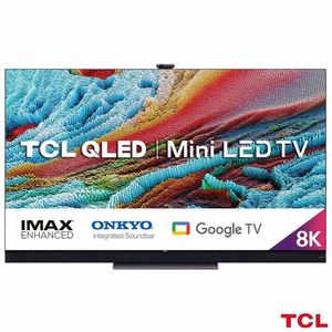 Smart TV 8K TCL QLED 75" com Google Assistant, Desing sem Bordas e Wi-Fi - 75X925