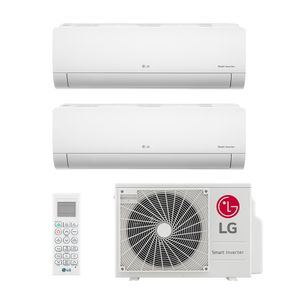 Ar Condicionado Multi Split Inverter LG 18.000 BTUs (1 Evap 9.000 e 1 Evap 12.000) Quente/Frio 220V Monofásico