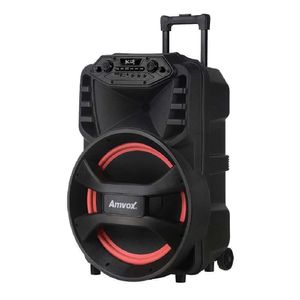 Caixa de Som Amvox Bluetooth Aca 880 Vegas Preto 880w Rms