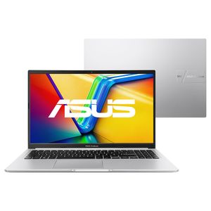 Notebook ASUS Vivobook 15, AMD Ryzen 7, 16 GB, 512 GB SSD, Windows 11 Home, Tela 15.6" FHD, Cool Silver - M1502YA-NJ655W