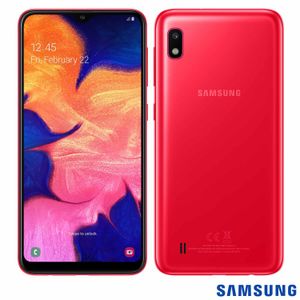 Samsung Galaxy A10 Vermelho, com Tela Infinita de 6,2´´, 4G, 32 GB e Câmera de 13 MP - SM-A105