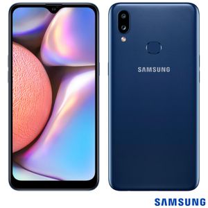 Samsung Galaxy A10s Azul, com Tela de 6,2", 4G, 32GB e Câmera Dupla 13MP + 2MP - SM-A107MZBDZTO