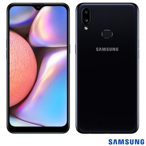 Samsung Galaxy A10s Preto, com Tela de 6,2", 4G, 32GB e Câmera Dupla 13MP + 2MP - SM-A107MZKDZTO