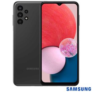 Samsung Galaxy A13 Preto, com Tela Infinita de 6,6", 4G, 128GB e Câmera Quádrupla de 50MP+5MP+2MP+2MP - SM-A135MZKJ