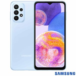 Samsung Galaxy A23 Azul, com Tela Infinita de 6,6", 4G, 128GB e Câmera Quádrupla de 50MP+5MP+2MP+2MP - SM-A235MLBGZ