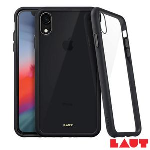 Capa para Iphone Xs Max Fundo em Vidro e Borda Policarbonato - Laut - LT-IPXSMACCBKI