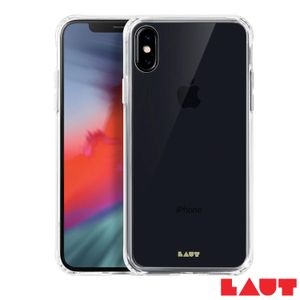 Capa para iPhone XS Max Crystal-x Fundo em Vidro e Borda Transparente em Vidro Temperado - Laut- LT-IPXSMCXCLI