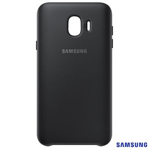 Capa Dual Layer para Galaxy J4 em TPU Preta - Samsung - EF-PJ400CBEGBR