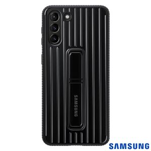 Capa Protetora Protective Standing para Galaxy S21+ em Policarbonato e PU Preta - Samsung - EF-RG996CBEGWW