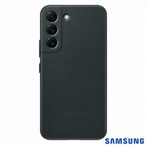 Capa Protetora para Galaxy S22 de Couro Verde - Samsung - EF-VS901LGEGWW