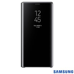 Capa Protetora para Galaxy Note 9 Clear View Standing em Policarbonato Preta - Samsung - EF-ZN960CBEGBR