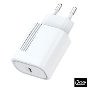 Carregador de Parede USB-C de 20W Branco I2GO - 1225