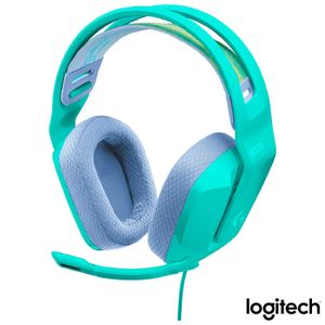 Headset Gamer Estéreo Logitech G335 Verde - 981-001023