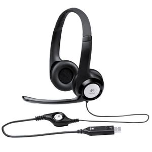 Headset com fio USB Logitech H390