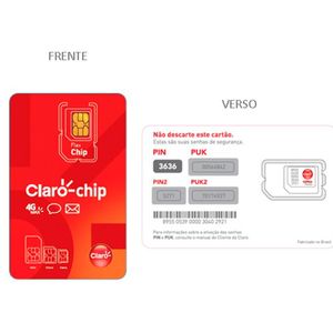 Chip Triplo Flex Claro 4G NE - BPCHIPTRIPL4NE