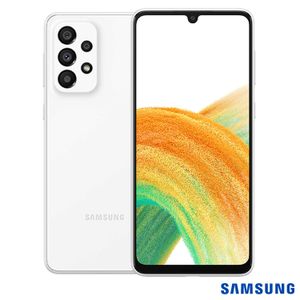 Smartphone Samsung Galaxy A33 5G Branco, 128GB, 6GB RAM e Câmera Quádrupla de 48MP+8MP+5MP+2MP