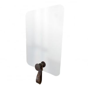 Espelho Funcional Hook Corten Alça Corino 60x40 cm Retangular