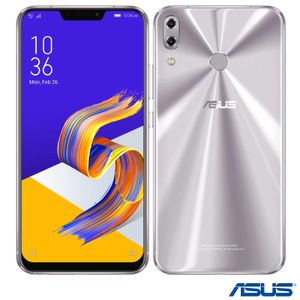 Zenfone 5 Prata Asus com Tela de 6,2?, 4G, 64 GB e Câmera de 12 MP + 8MP - ZE620KL