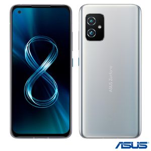 Zenfone 8 Asus, Tela AMOLED 5,92" FHD+ 120 Hz, 5G, Snapdragon 888, 8 GB,128 GB, Câmera 64 MP+12 MP - ZS590KS-8J086B