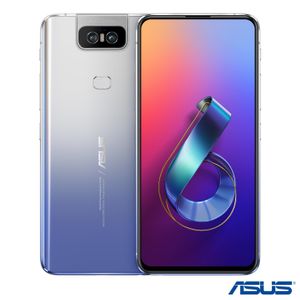 Zenfone 6 Silver Asus, com Tela de 6,4?, 4G, 128 GB e Câmera Flip 48+13MP ? ZS630KL