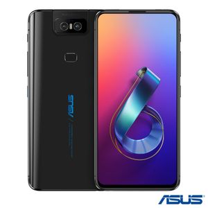 Zenfone 6 Black Asus, com Tela de 6,4?, 4G, 128 GB e Câmera Flip 48+13MP ? ZS630KL