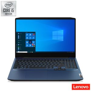 Notebook Gamer LENOVO GAMING3i Intel®Core™i5 Placa  NVIDIAGTX1650, 8GB-256GBSSD-Windows 10, Tela 15.6" - 82CG0002BR