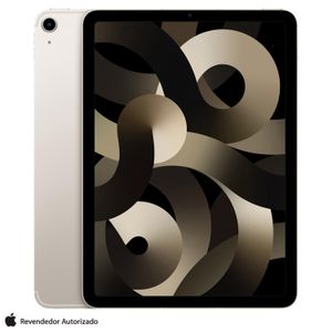 iPad Air Apple (5° geração) Processador M1 (10,9", WI-FI + Celular, 64GB) - Estelar