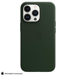 Capa para iPhone 13 Pro com MagSafe de Couro Verde Sequoia - Apple - MM1G3ZE/A