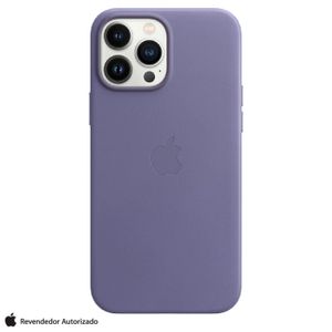 Capa para iPhone 13 Pro Max com MagSafe de Couro Roxa - Apple - MM1P3ZE/A
