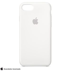 Capa Protetora para iPhone 7 e 8 de Silicone Branca - Apple - MMWF2ZMA