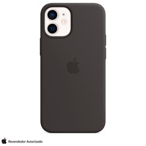 Capa para iPhone 12 Mini em Silicone Preta - Apple - MHKX3ZEA