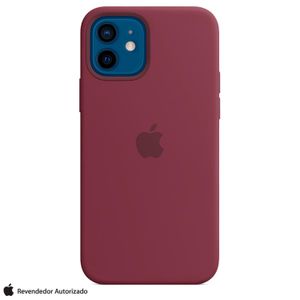 Capa para iPhone 12 e iPhone 12 Pro em Silicone Ameixa - Apple - MHL23ZE/A