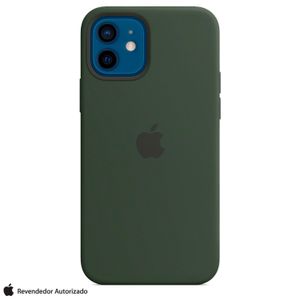 Capa para iPhone 12 e iPhone 12 Pro em Silicone Verde Chipre - Apple - MHL33ZEA