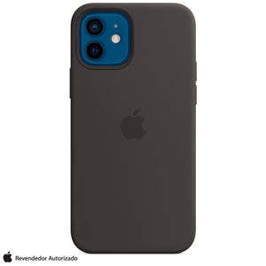 Capa para iPhone 12 e iPhone 12 Pro em Silicone Preta - Apple - MHL73ZE/A