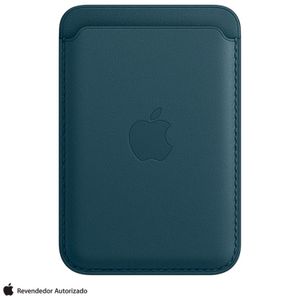Carteira para iPhone com MagSafe em Couro Azul Báltico ? Apple ? MHLQ3ZE/A