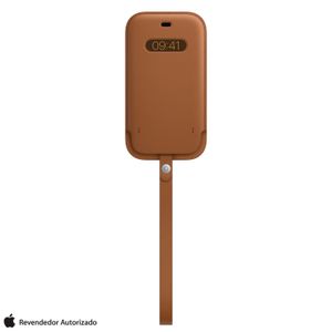 Estojo de Couro com MagSafe para iPhone 12 e iPhone 12 Pro Castanho - Apple - MHYC3ZE/A