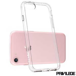 Capa Protetora para iPhone 8 Komodo em Policarbonato Flexível Transparente - Privilege - PRIVIP8WHT