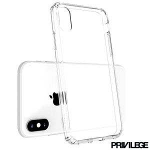 Capa Protetora para iPhone X em Policarbonato Flexível Transparente - Privilege - PRIVPELIIPXWHT