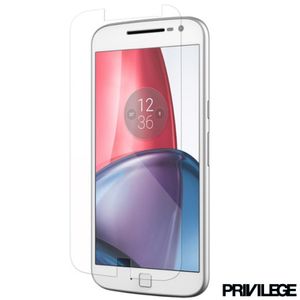 Película Protetora Privilege para Moto G4 de Vidro Transparente - PRIVPG4CLR