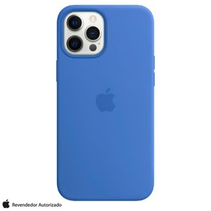 Capa para iPhone 12 Pro Max de Silicone com MagSafe Azul Capri - Apple -  MK043ZE/A