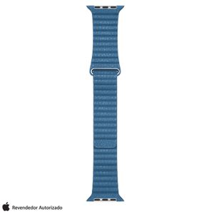 Pulseira para Apple Watch 44 mm em Couro Tamanho Grande Azul Cape Cod - MTHA2AM/A